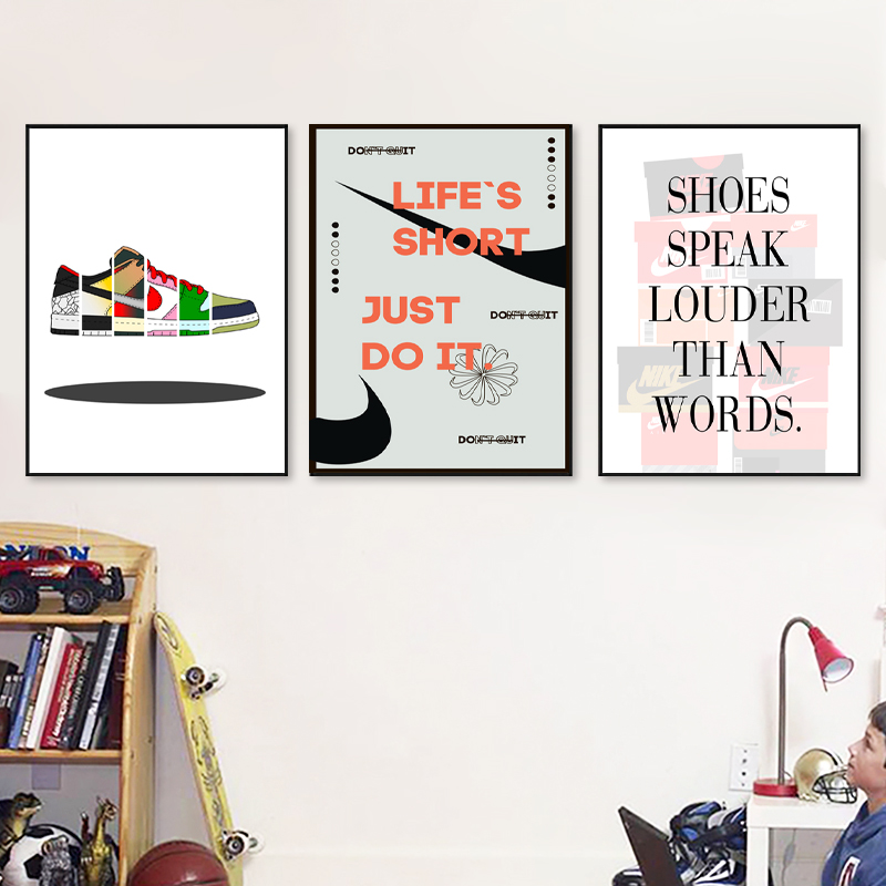 Waterproof Spray Shoe - Sneaker Box Wall Art Poster Canvas