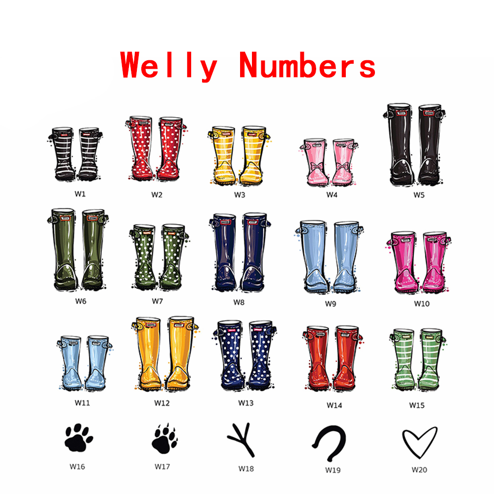 Personalised Family Wellie Pos - Waterproof Spray Shoe ulasan dan harga