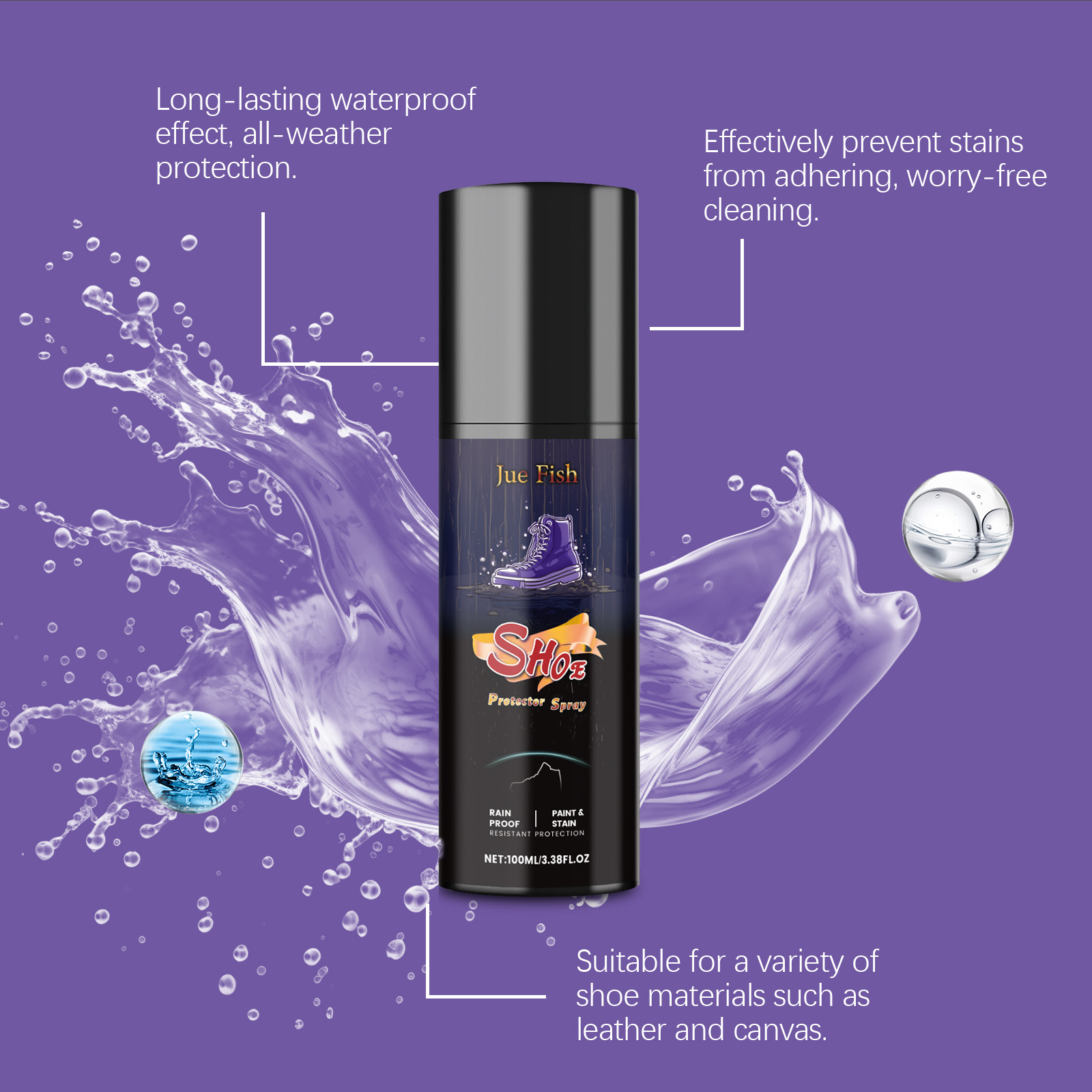 100ML Shoe Protector Spray Cle - Waterproof Spray Shoe ulasan dan harga