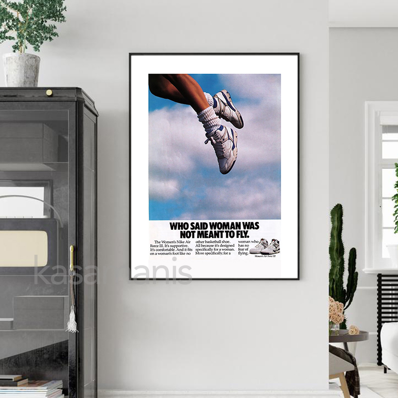 Sneaker Box Wall Art Poster Ca - Waterproof Spray Shoe ulasan dan harga