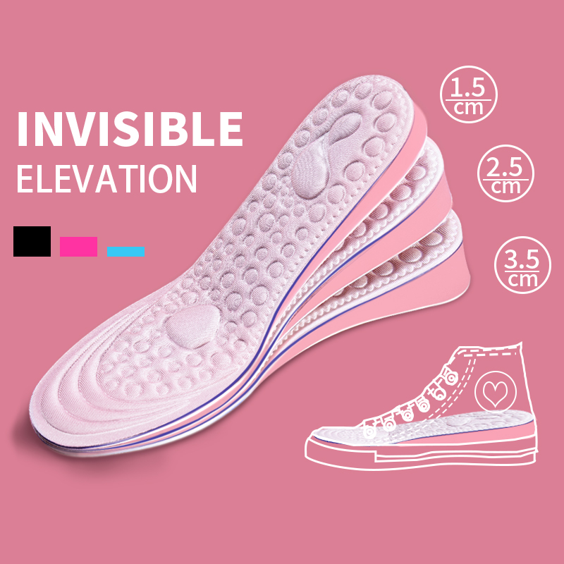 1pair Upgrade Invisible Height - Insole Memory Foam ulasan dan harga
