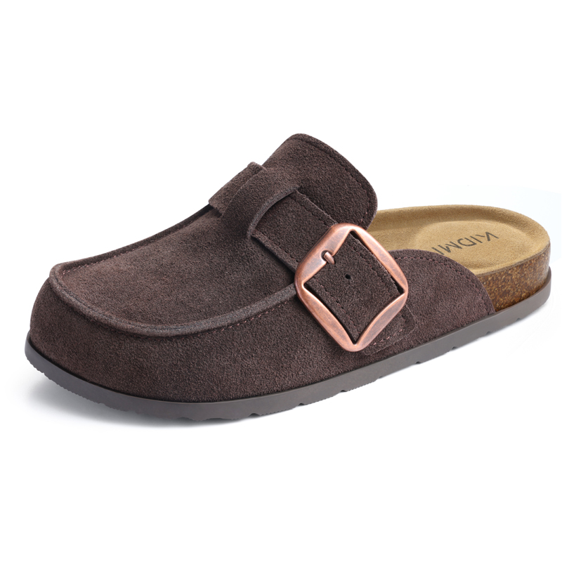 Litfun Genuine Suede Clogs Sli - Insole Memory Foam ulasan dan harga