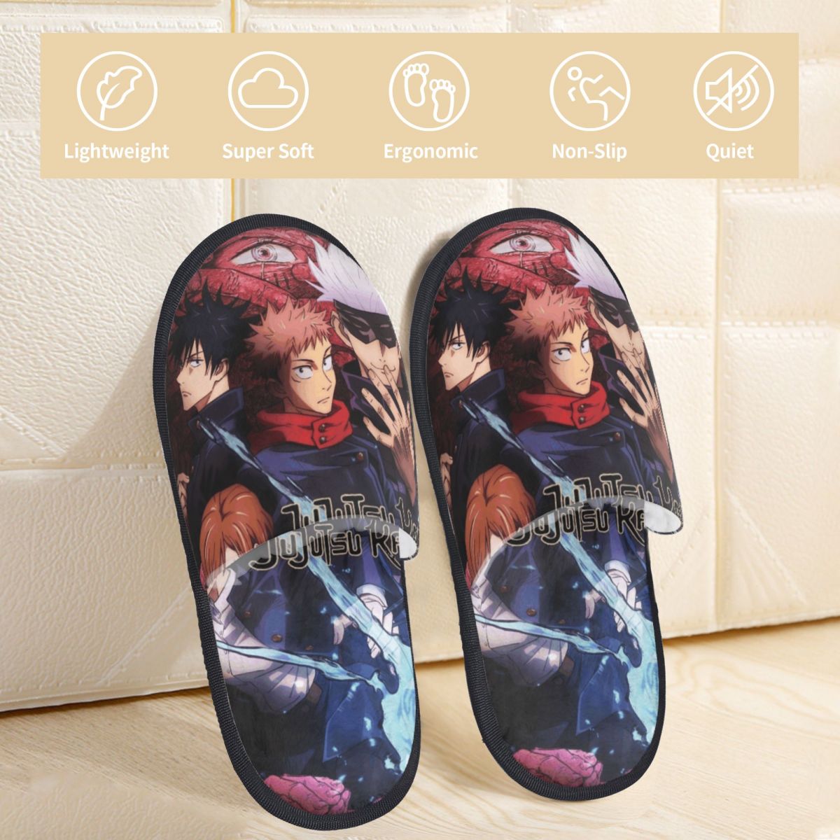 Jujutsus Kaisens Indoor Slippe - Insole Memory Foam ulasan dan harga