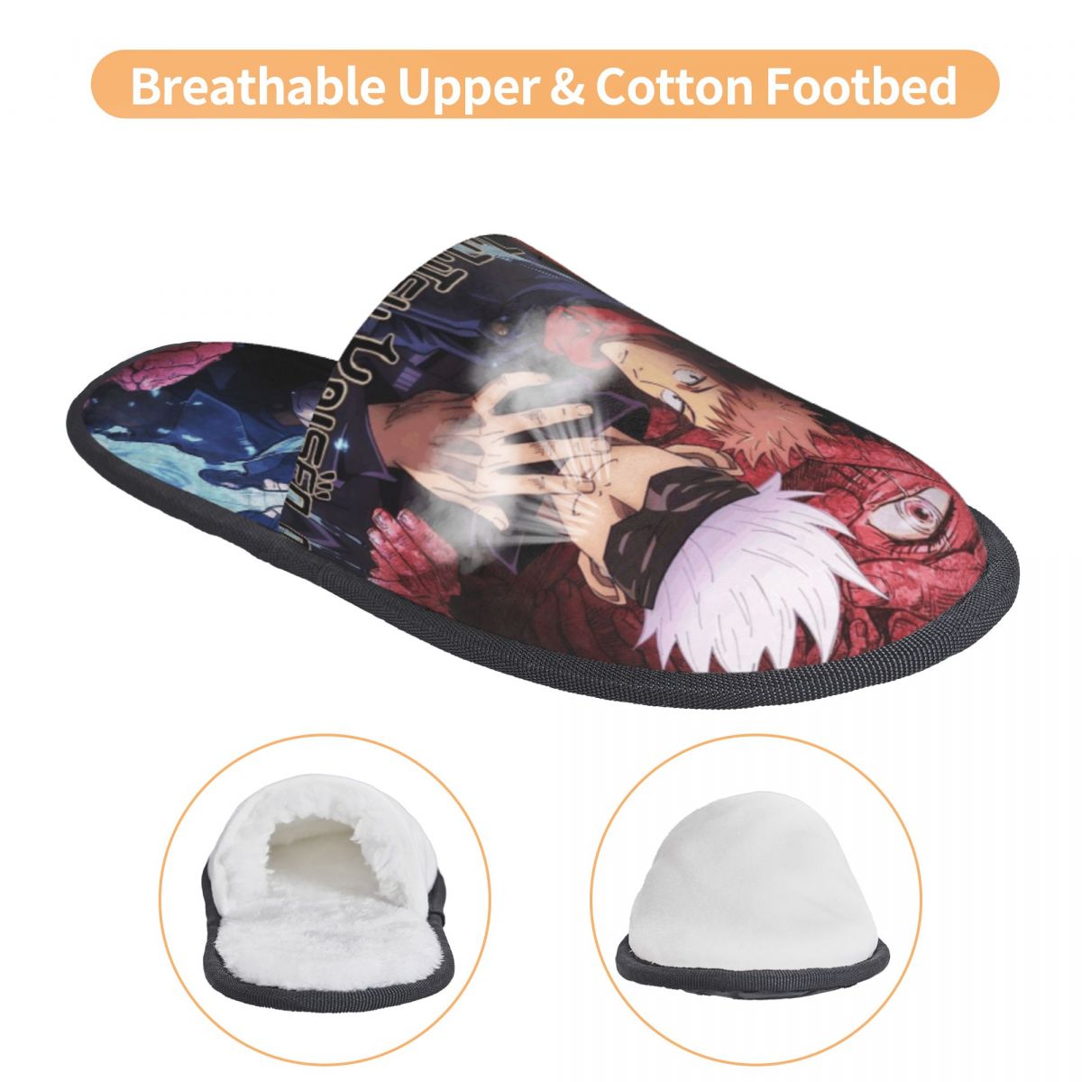 Jujutsus Kaisens Indoor Slippe - Insole Memory Foam ulasan dan harga