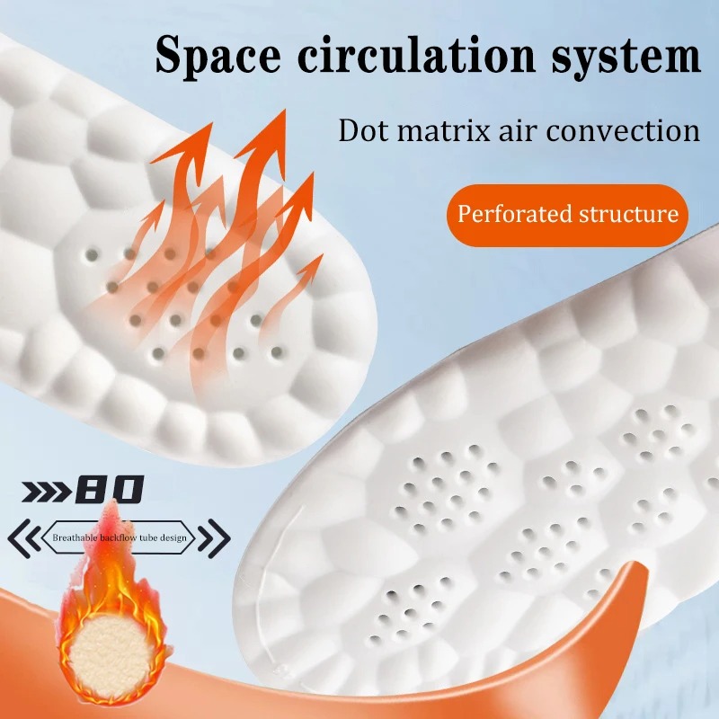 4pcs Self Heated Thermal Insol - Insole Memory Foam ulasan dan harga
