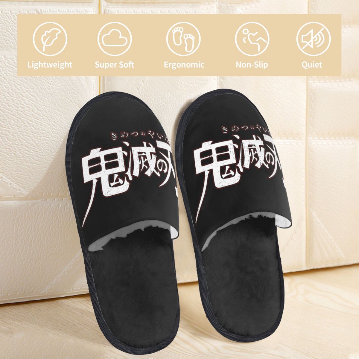 Demons Slayers Indoor Slippers - Insole Memory Foam ulasan dan harga