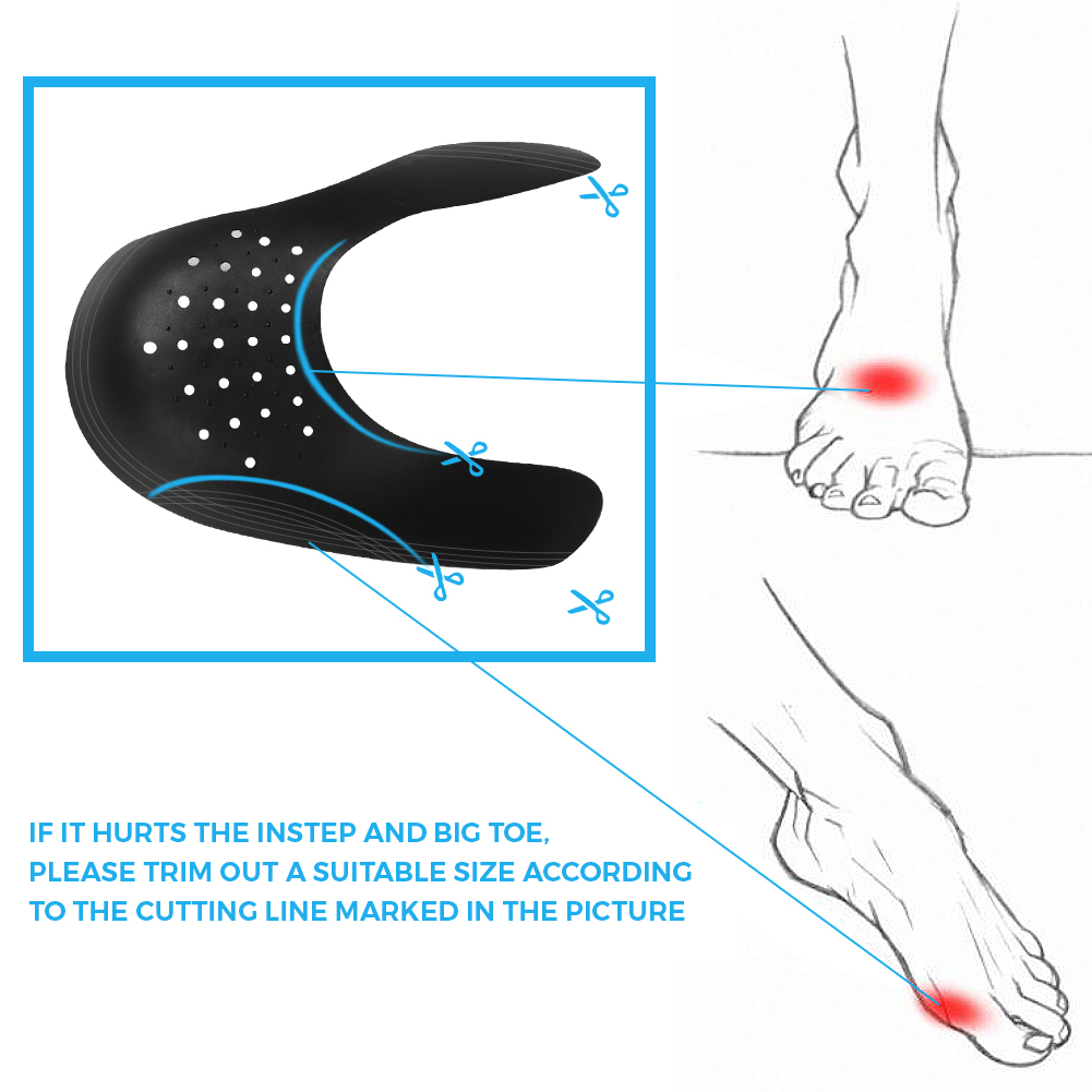 1 Pair Shoe Trees Sneaker Air  - Crease Protector Toe ulasan dan harga
