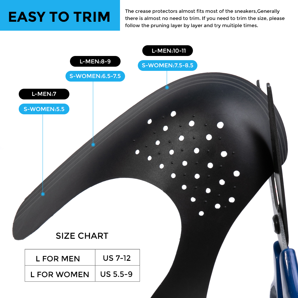 1 Pair Shoe Trees Sneaker Air  - Crease Protector Toe ulasan dan harga