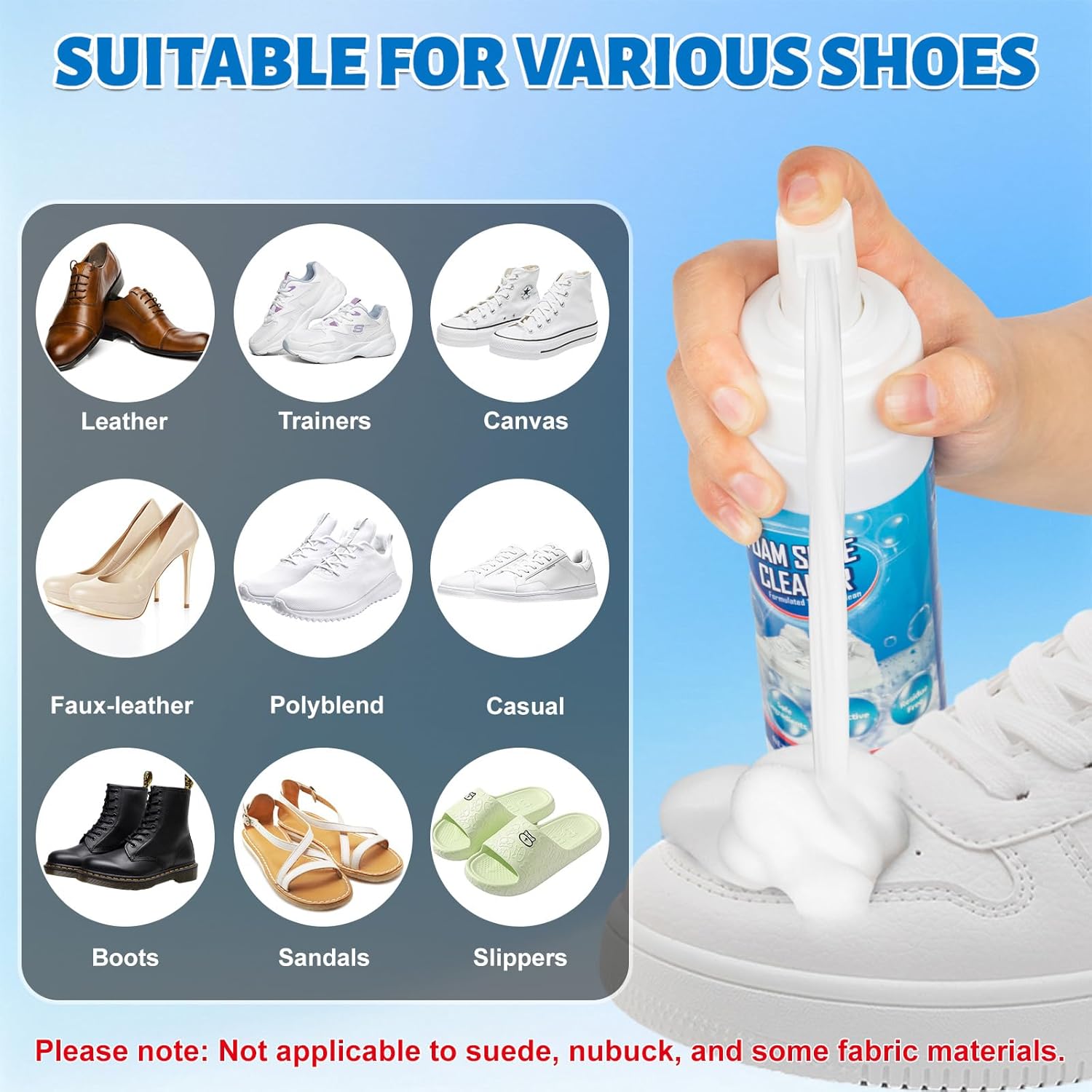 Shoe Cleaner Foam for Removing - Sneaker Cleaning Kit ulasan dan harga