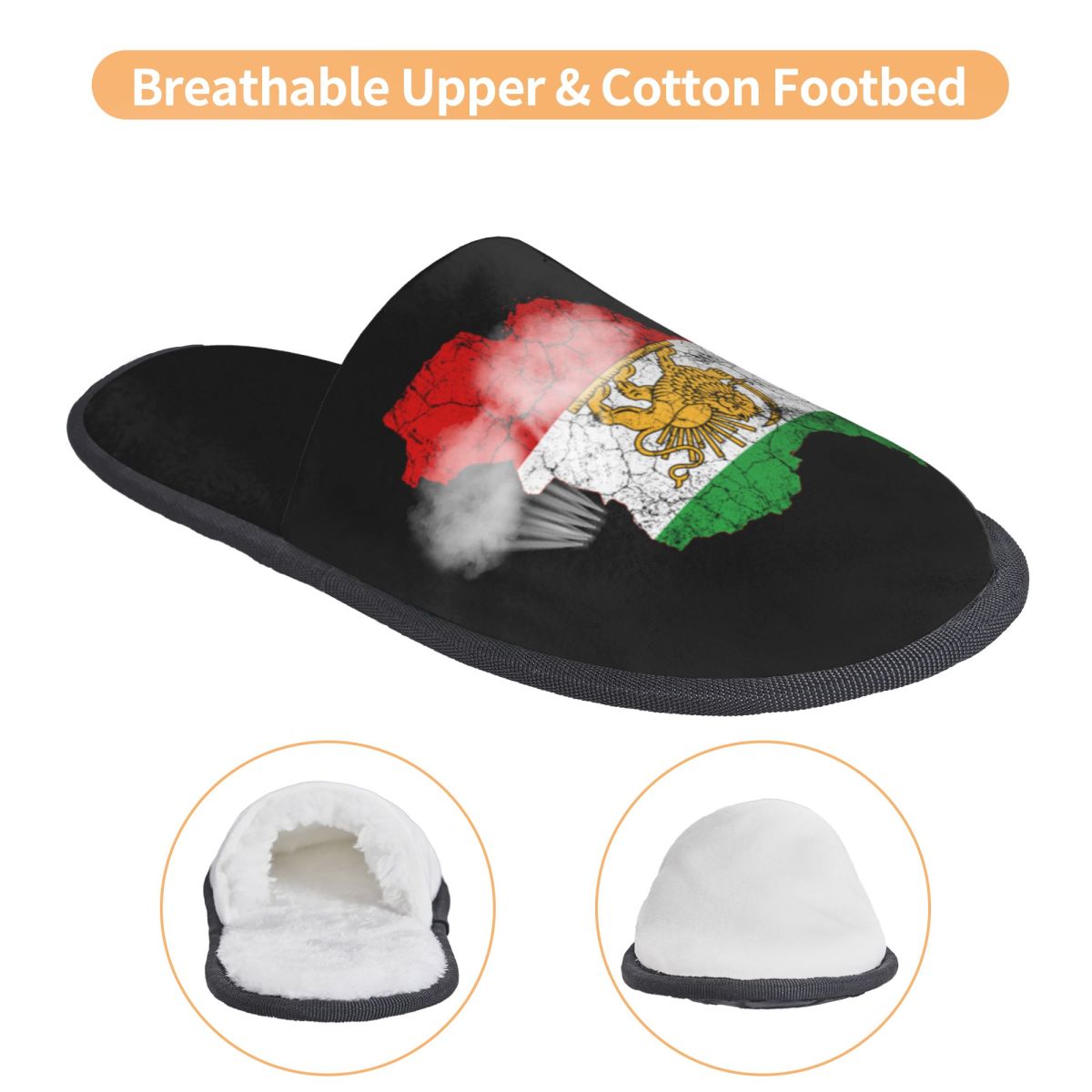Custom Iran Flag Map With Lion - Insole Memory Foam ulasan dan harga